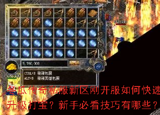 冬瓜传奇私服新区刚开服如何快速升级打宝?新手必看技巧有哪些? 冬瓜传奇私服新区刚开服如何快速升级打宝?新手必看技巧有哪些?
