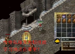 传奇私服开天斩技能学习地点在哪里? 传奇私服开天斩技能学习地点在哪里?