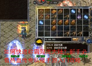 如何快速称霸玛法大陆?新手必看热血传奇私服手游入门攻略 如何快速称霸玛法大陆?新手必看热血传奇私服手游入门攻略