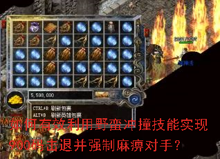 如何有效利用野蛮冲撞技能实现900码击退并强制麻痹对手? 如何有效利用野蛮冲撞技能实现900码击退并强制麻痹对手?