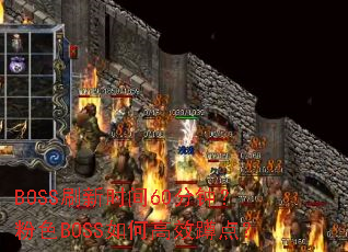 BOSSˢ��ʱ��60���ӣ���ɫBOSS��θ�Ч�׵㣿
