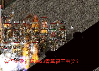 如何击败神级BOSS青翼福王韦笑? 如何击败神级BOSS青翼福王韦笑?