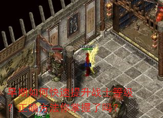 早期如何快速提升战士等级?正确方法你掌握了吗? 早期如何快速提升战士等级?正确方法你掌握了吗?