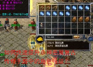 如何快速提升杀神恶魔复古传奇手游中的角色等级? 如何快速提升杀神恶魔复古传奇手游中的角色等级?