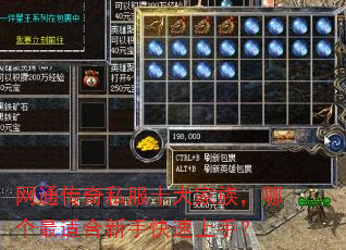 网通传奇私服十大家族,哪个最适合新手快速上手? 网通传奇私服十大家族,哪个最适合新手快速上手?