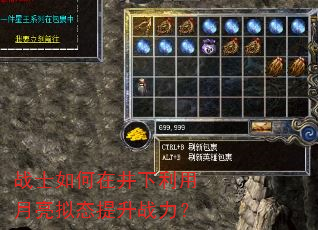 战士如何在井下利用月亮拟态提升战力? 战士如何在井下利用月亮拟态提升战力?