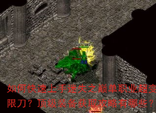如何快速上手迷失之巅单职业超变无限刀?顶级装备获取攻略有哪些? 如何快速上手迷失之巅单职业超变无限刀?顶级装备获取攻略有哪些?